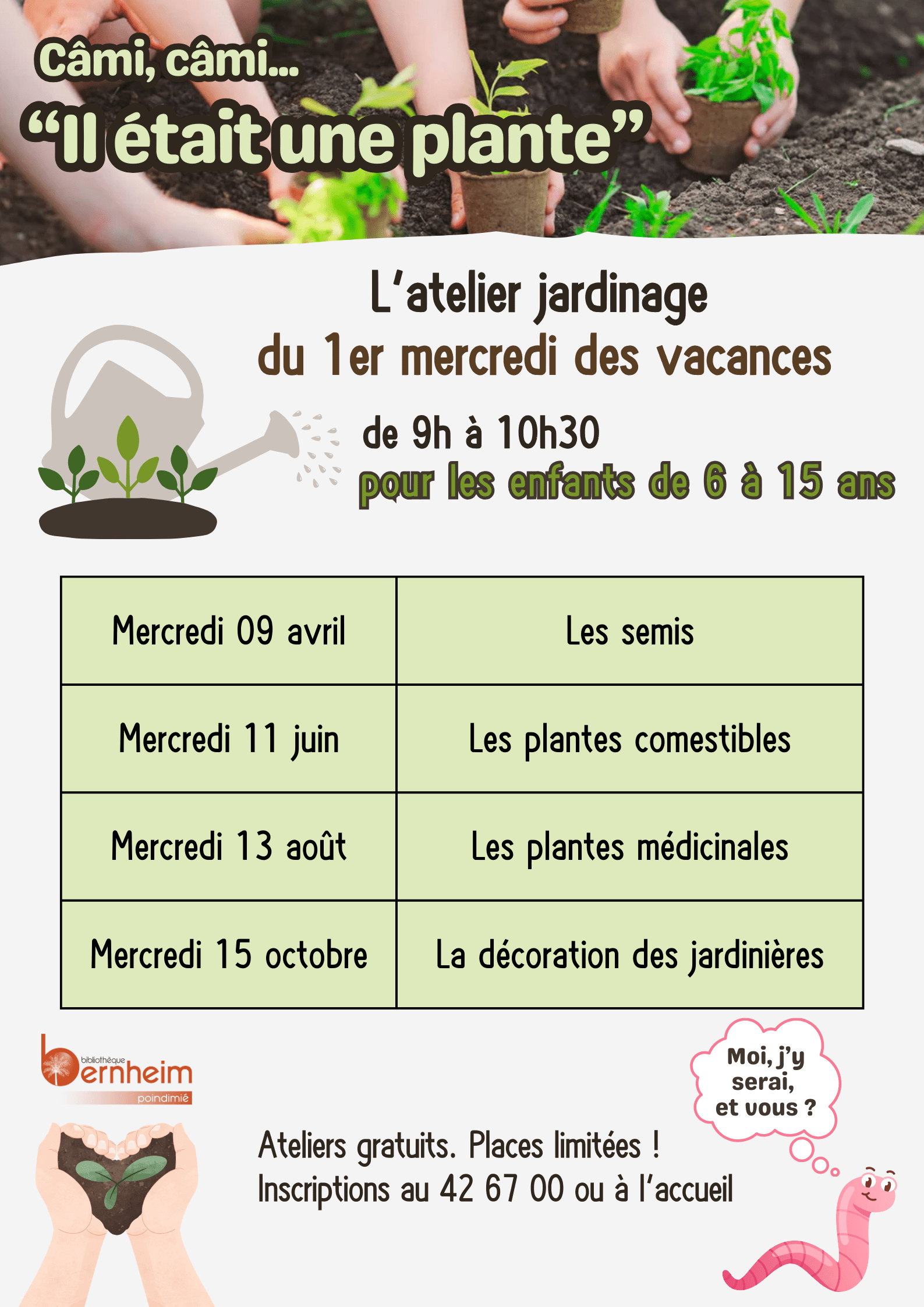«Câmi, Câmi» l'atelier jardinage des vacances - à Poindimié