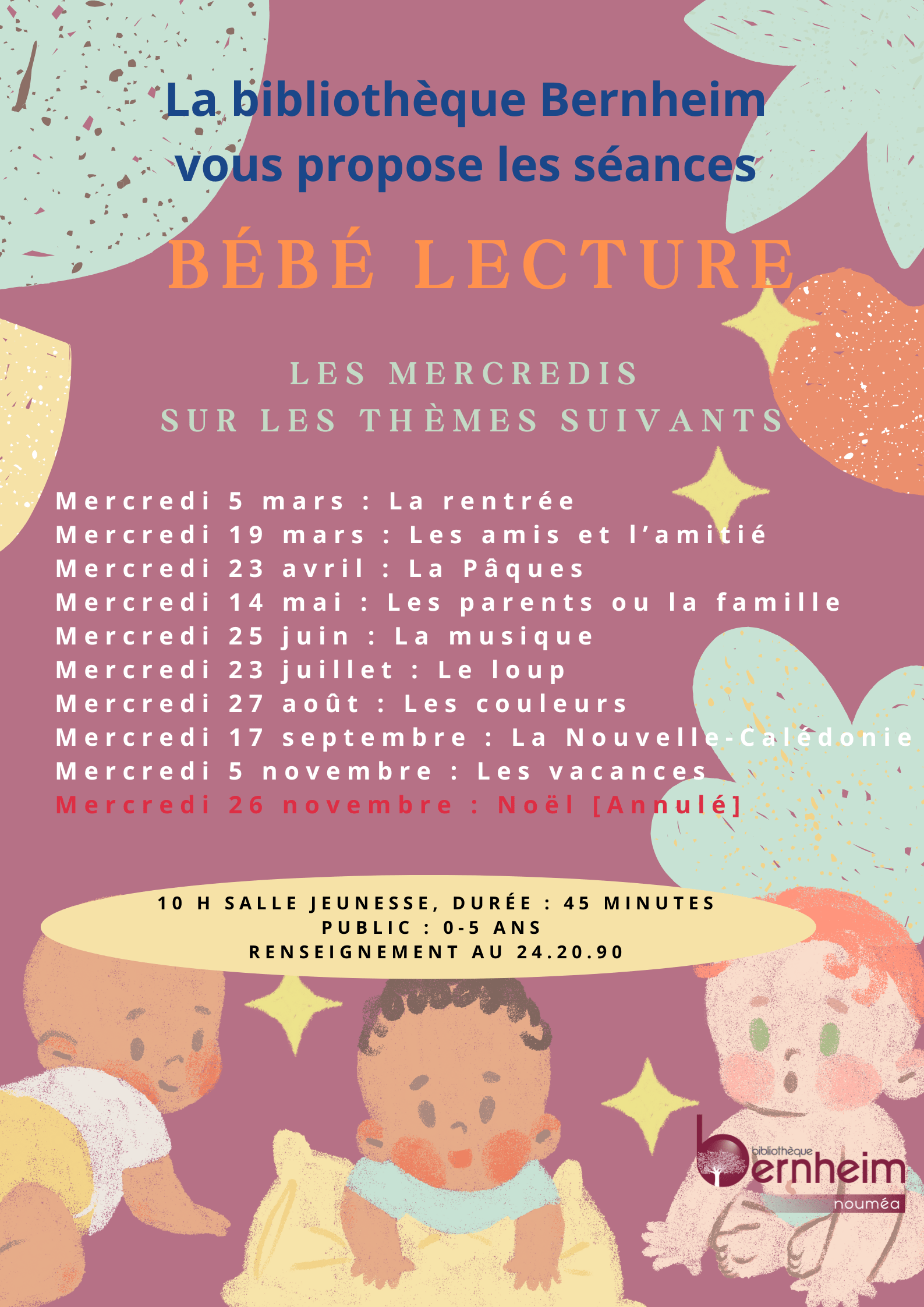 "Bébé lecture" le rendez-vous des tout-petits !