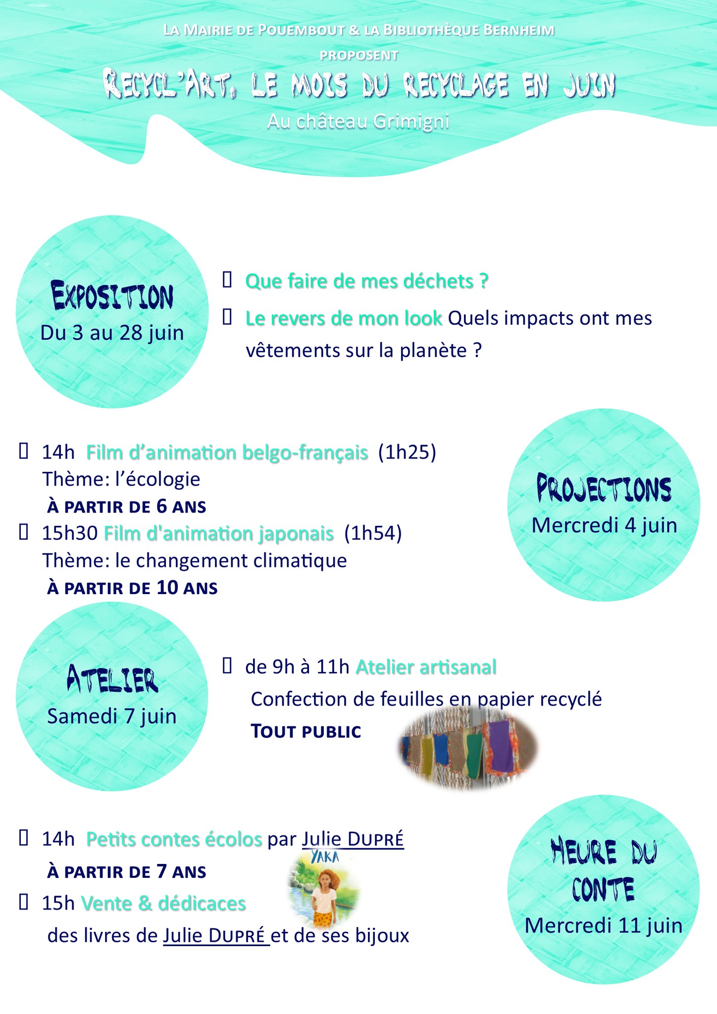 Recycl'art, le mois du recyclage en juin