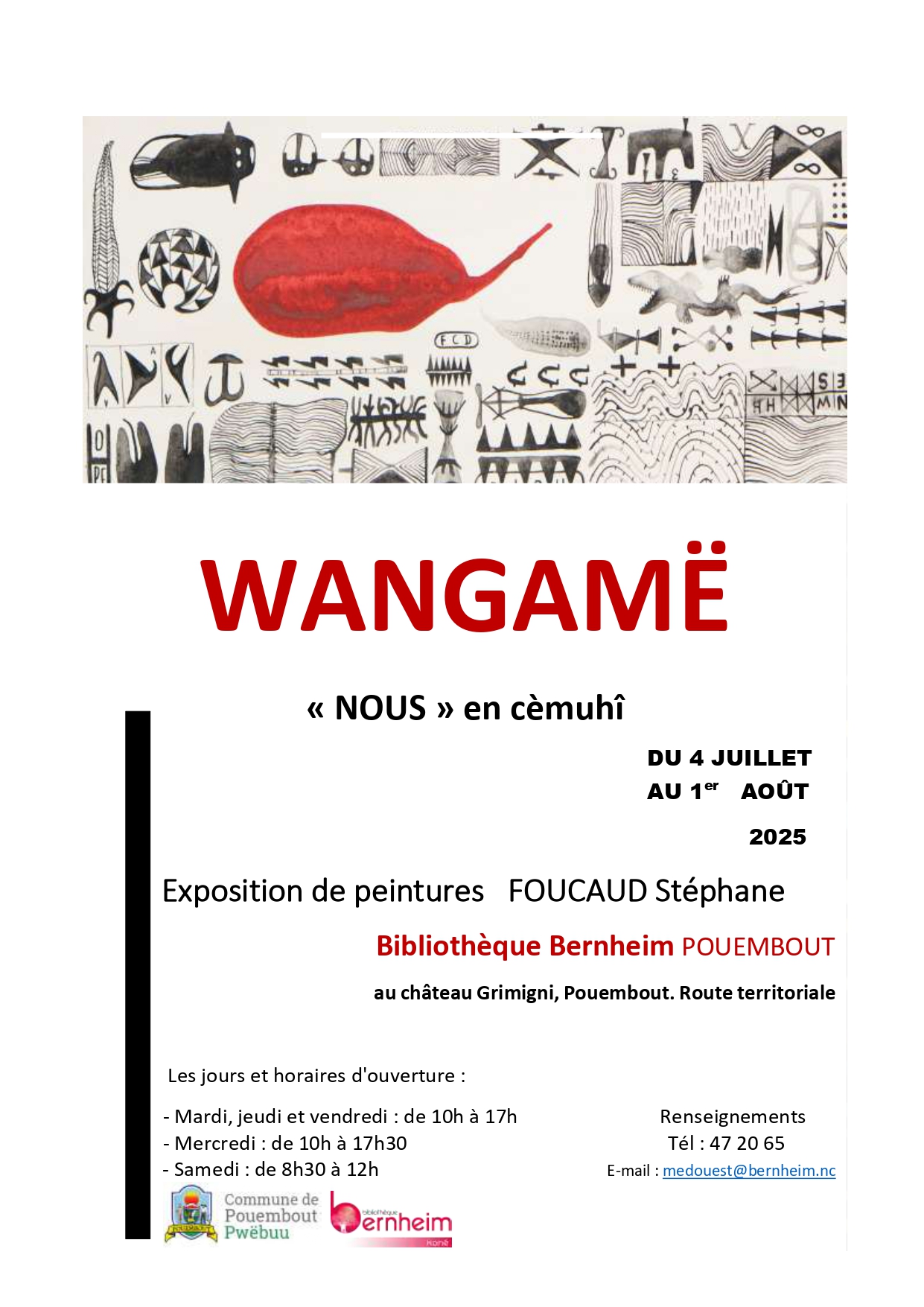 WANGAMË "Nous" en cèmuhî - au château Grimigni, POUEMBOUT