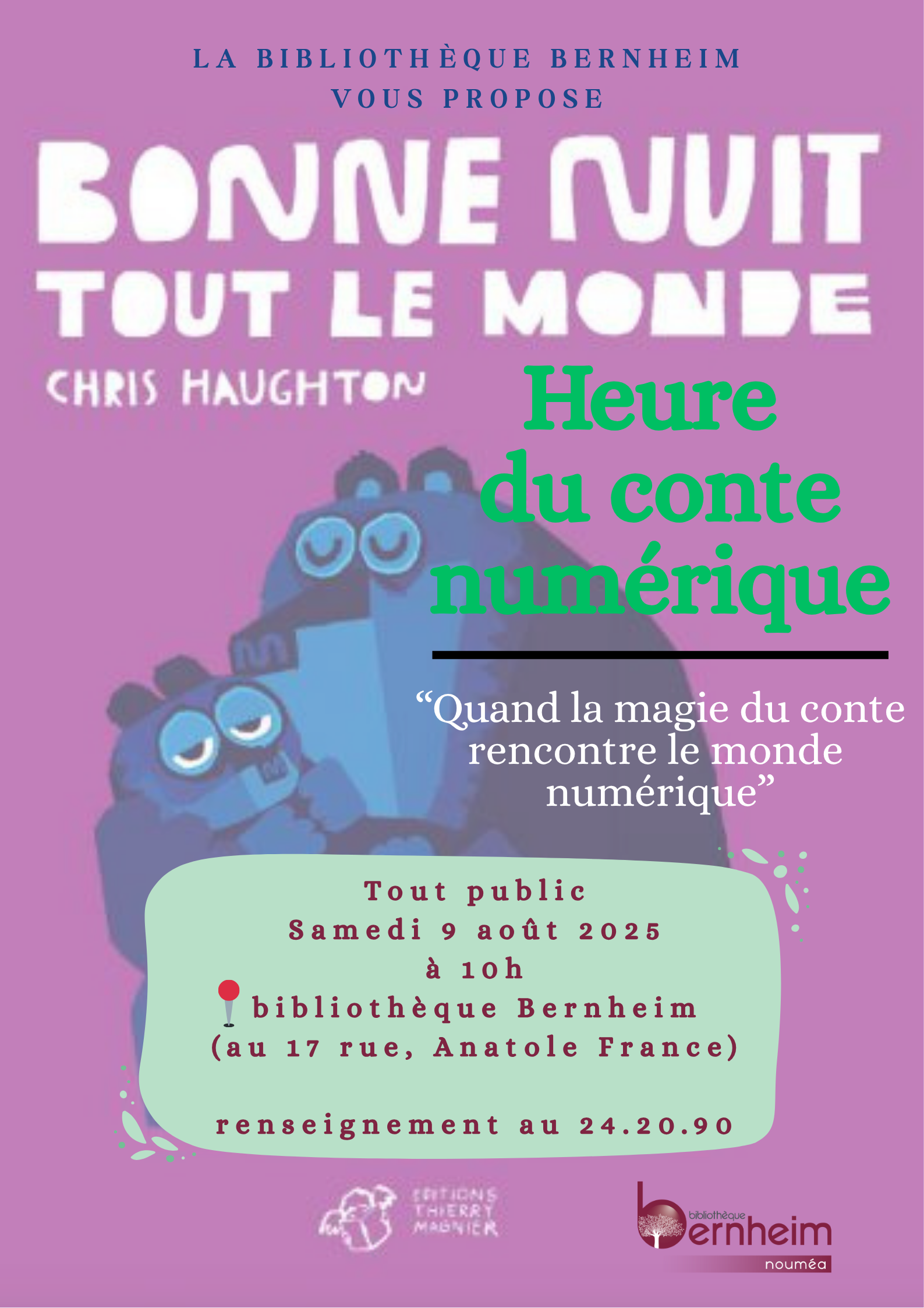 Conte numérique : Bonne nuit tout le monde