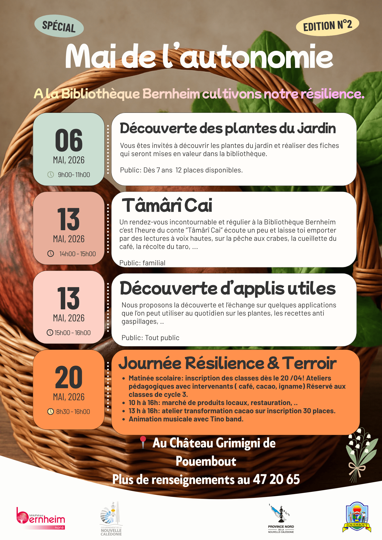 Mai de l'autonomie - à Pouembout