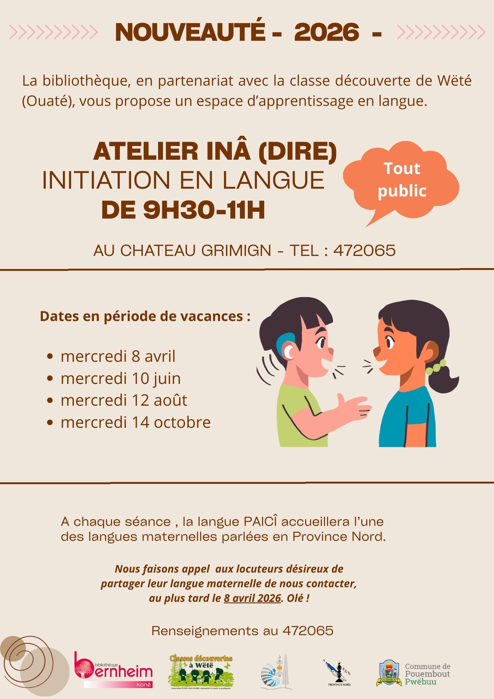 Atelier INÂ (Dire) - à Pouembout