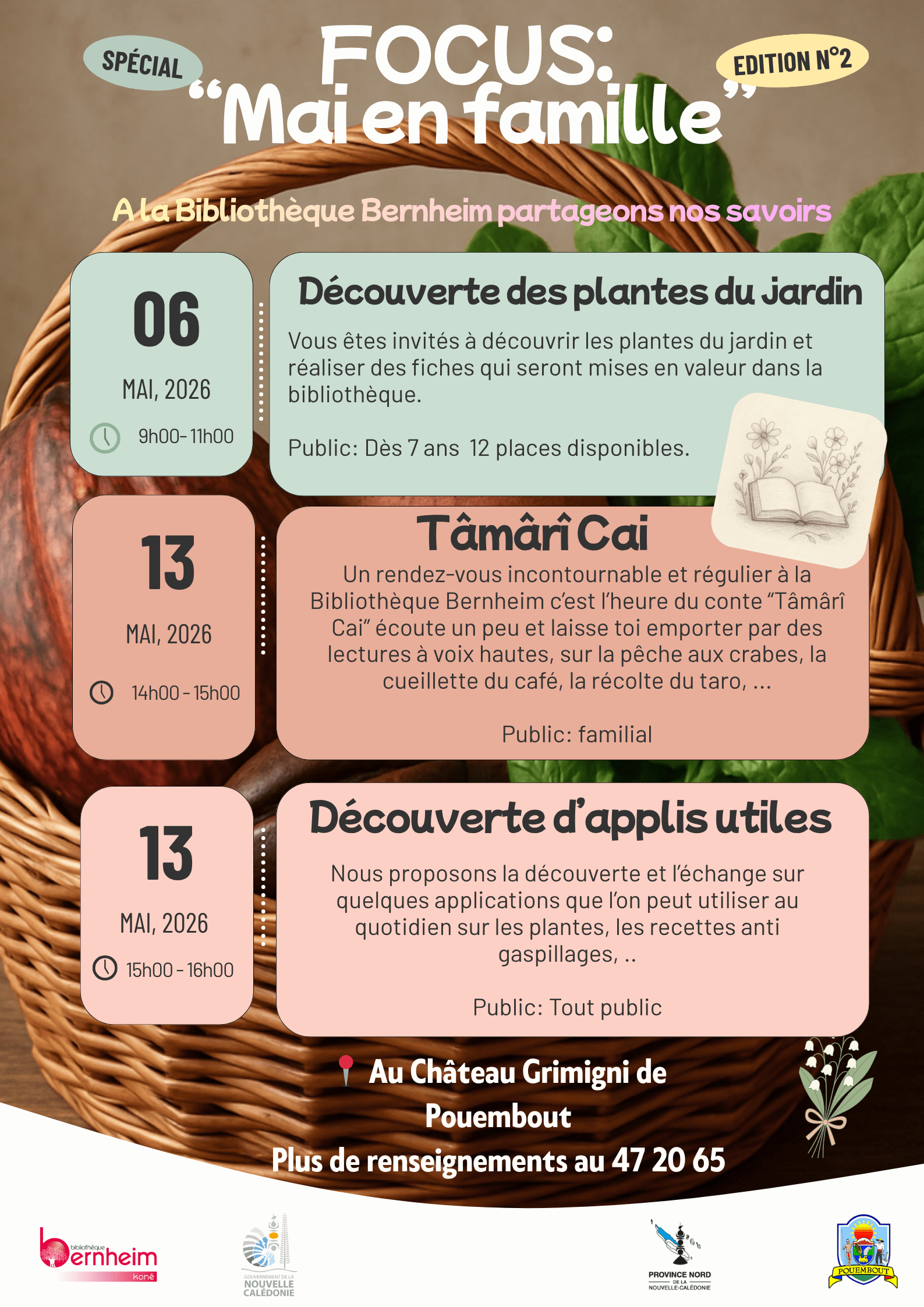 Focus : Mai en famille - à Pouembout