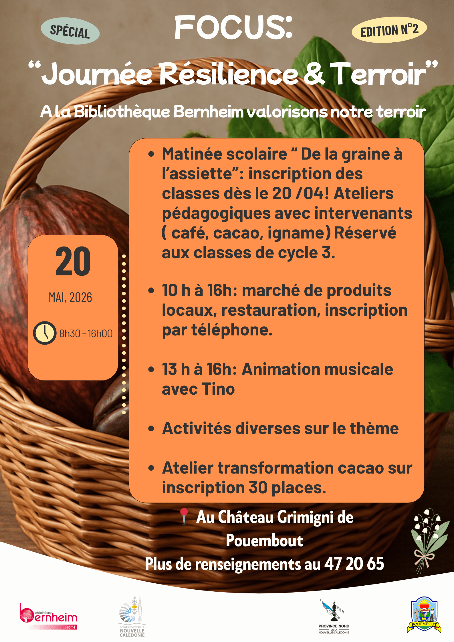 Focus : Journée résilience & terroir - à Pouembout