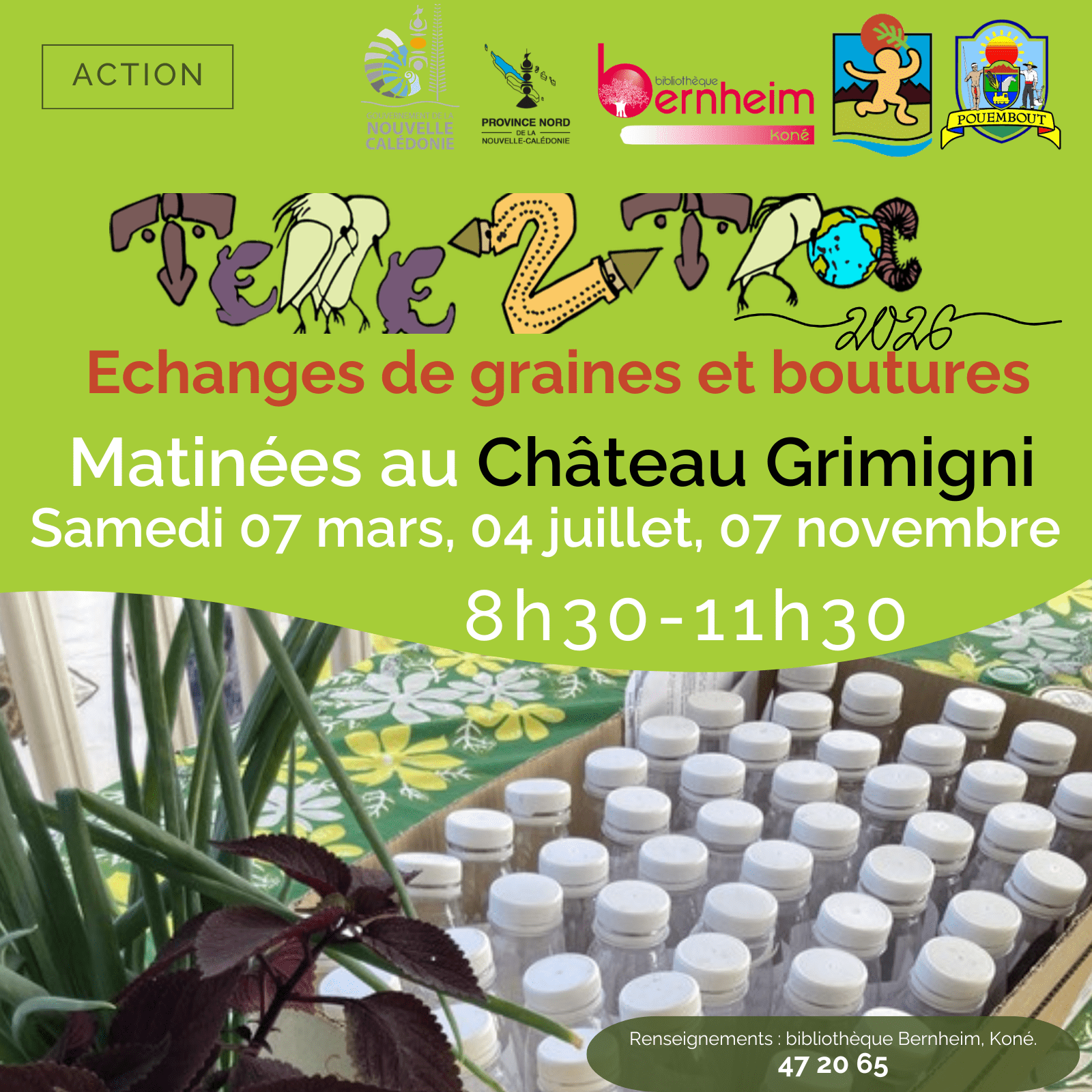 Échanges de graines et boutures - à Pouembout