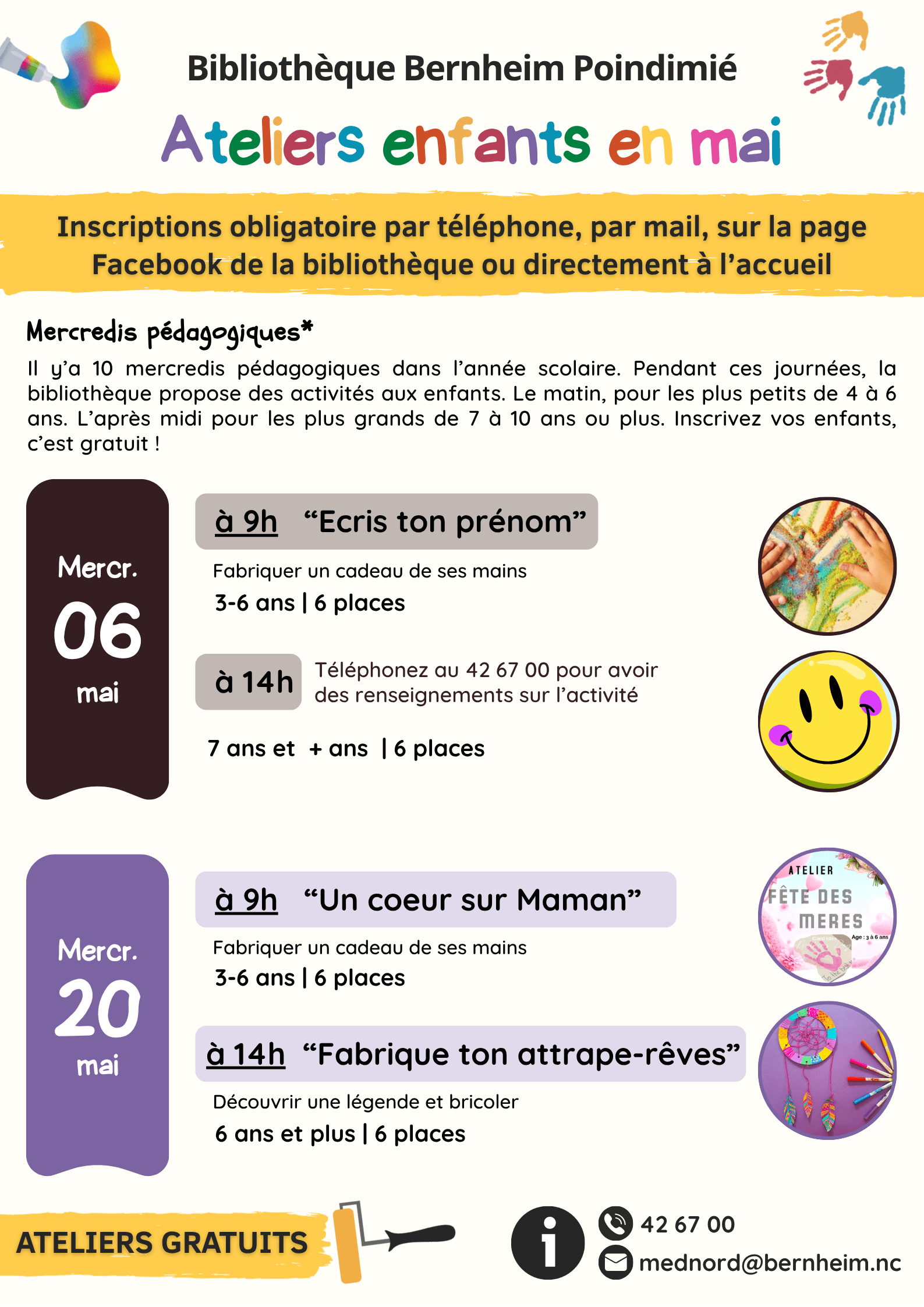 Ateliers Enfants en mai — à Poindimié
