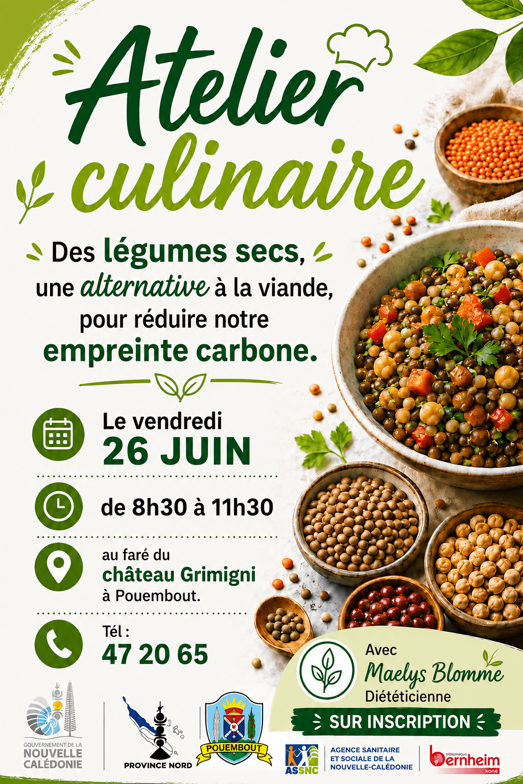Atelier culinaire - à Pouembout