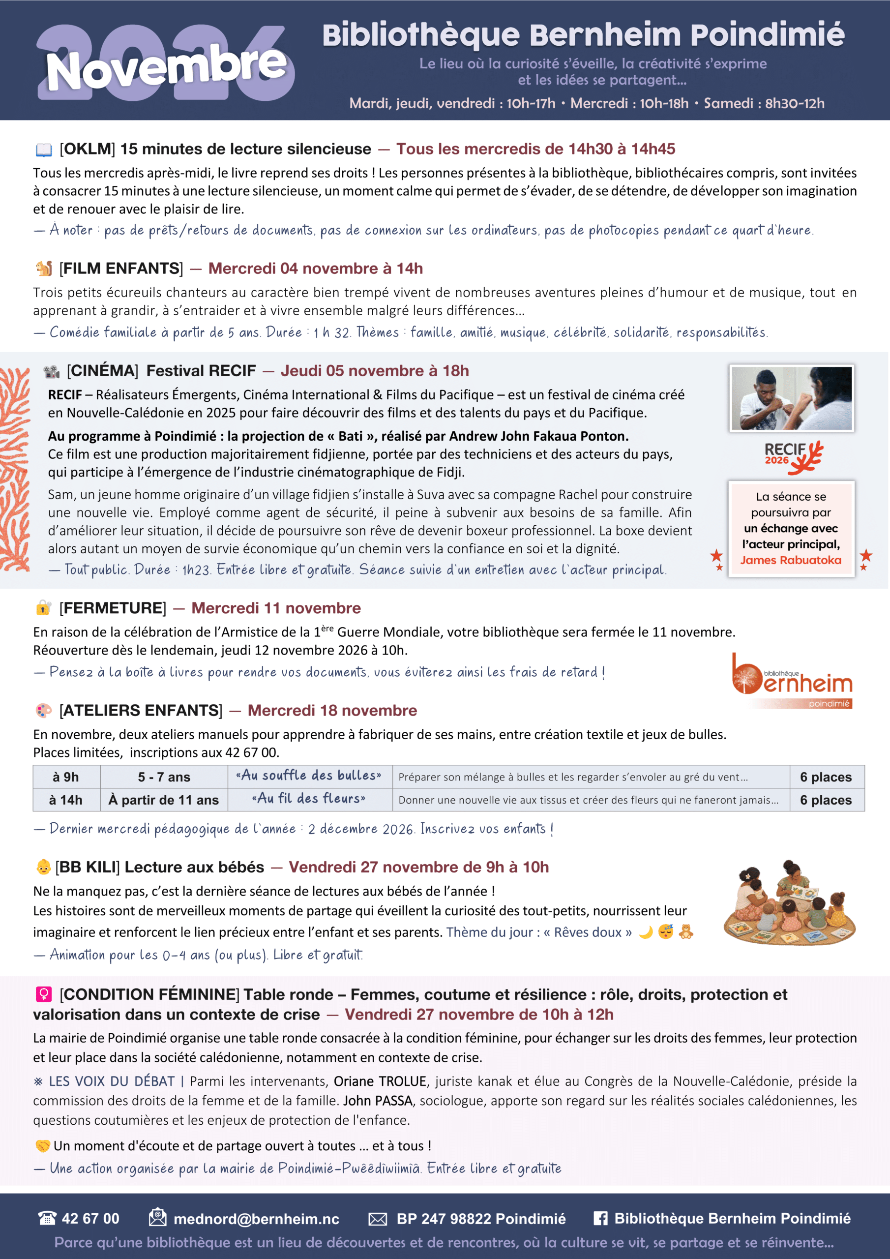 Novembre 2026 — à Poindimié